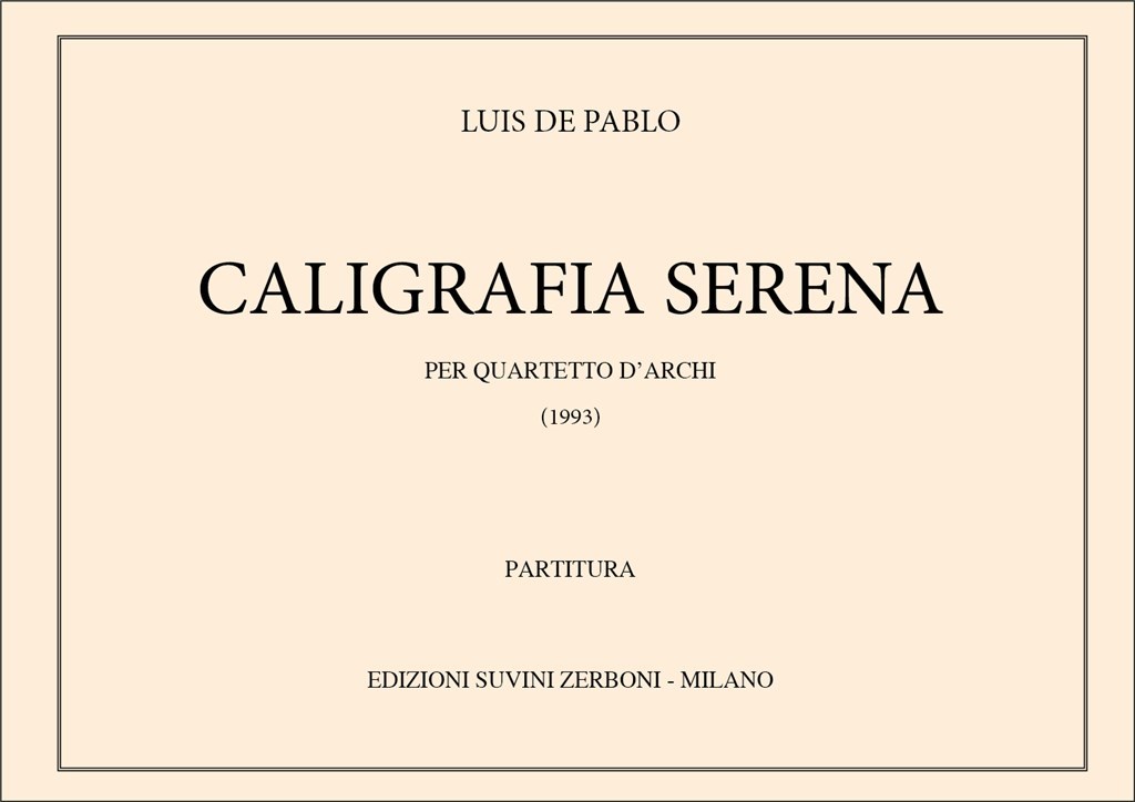 Caligrafia Serena